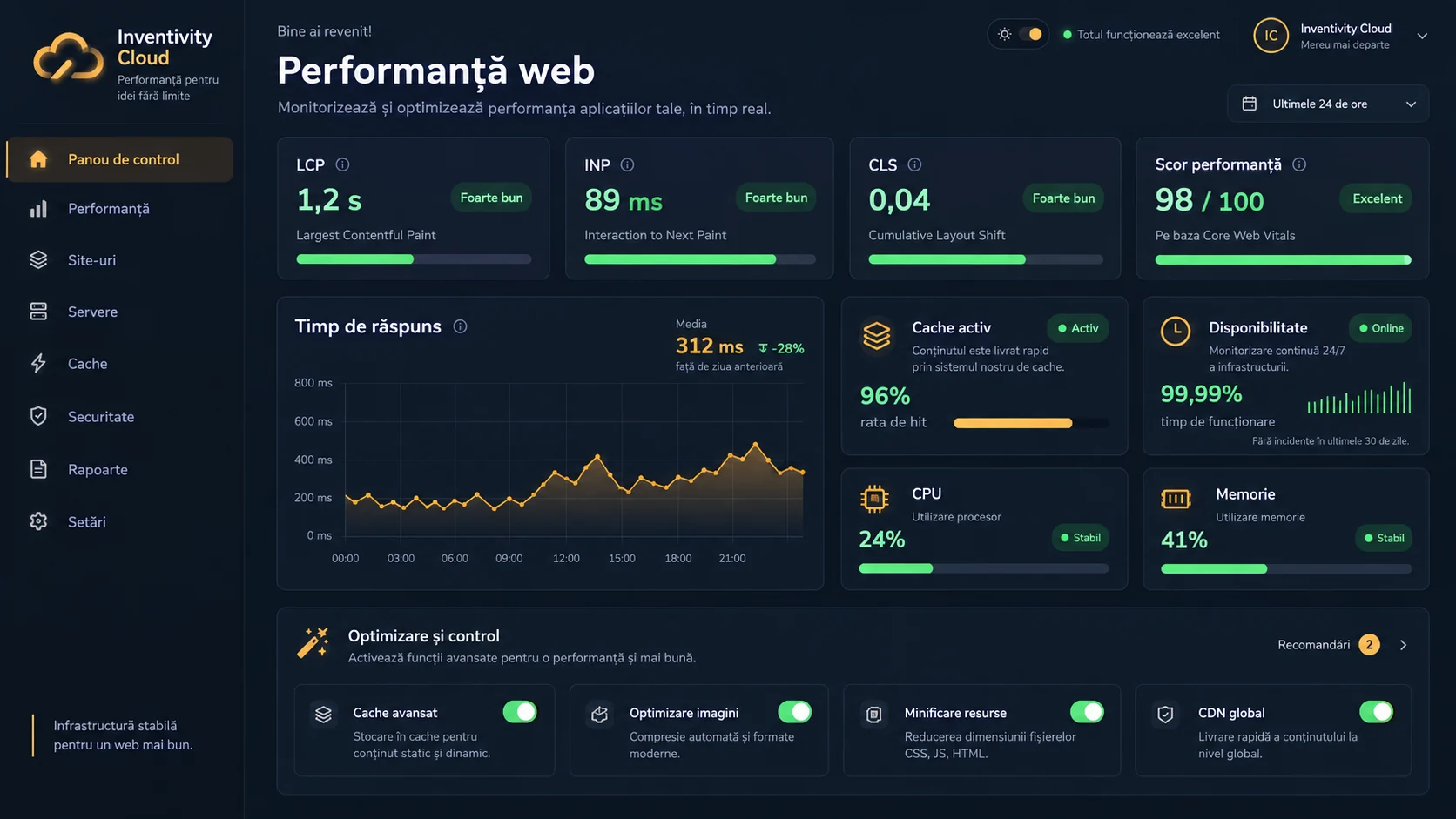 Performanță web
